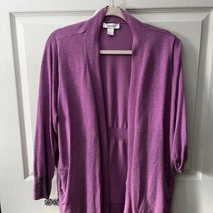 Cj banks 3/4 sleeve sweater